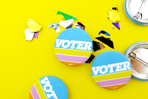 matte voting buttons